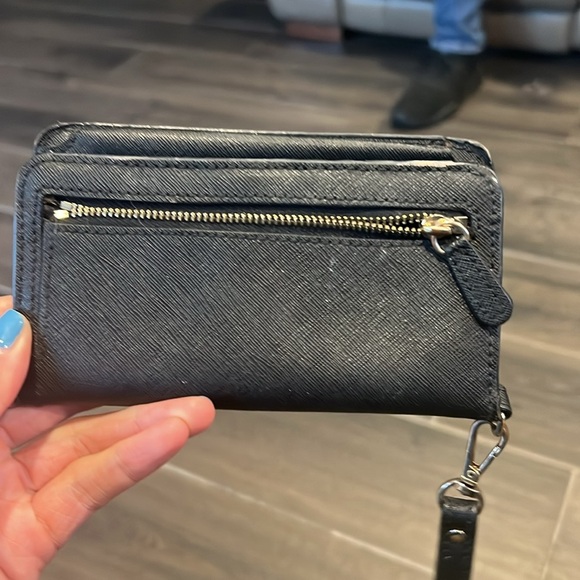 Michael Kors Black and Gold Wristlet - Picture 3 of 5